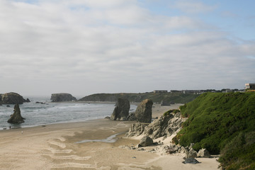 Fototapeta premium Face Rock State Scenic Viewpoint in Bandon, Oregon