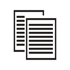 paper document file school supply icon