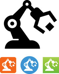 Robotics Automation Icon - Illustration