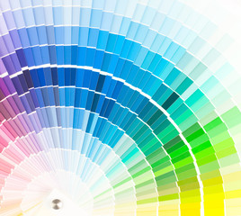 Fototapeta premium Paleta kolorów, próbki różnych farb