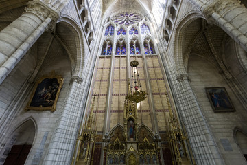 Fototapeta premium Cathedral Saint Gervais Saint Protais in Soissons, France