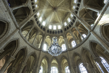 Obraz premium Cathedral Saint Gervais Saint Protais in Soissons, France