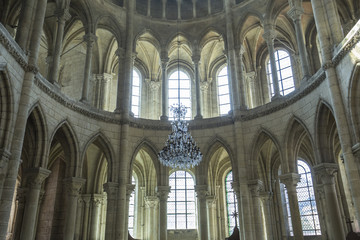 Naklejka premium Cathedral Saint Gervais Saint Protais in Soissons, France