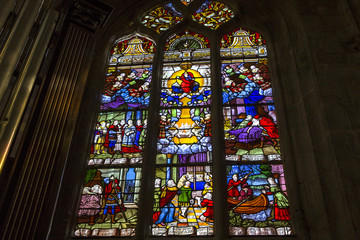 Saint-Aubin church in Guerande, France