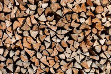 Holz Brennholz Holzstapel