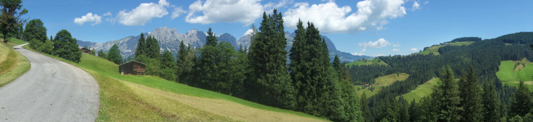 Fototapeta na wymiar Alpen Panorama