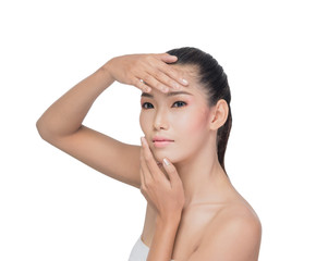 Fototapeta premium asian woman with beauty face