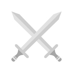 Obraz premium Swords intersecting icon