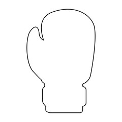 Boxing glove icon .