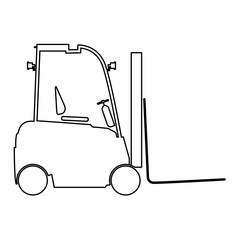 Electric loader icon .