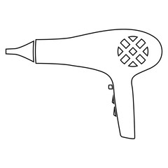 Blow dryer . Hair dryer icon .