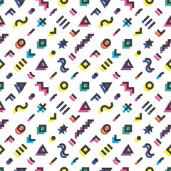 Retro geometric seamless pattern. 3.