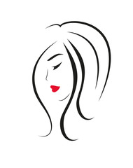 Beautiful Woman with Long hair