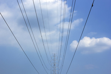 Infrastructure_Electric Power. インフラ, 電力, 送電線