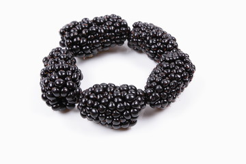 Fresh blackberries from the forest