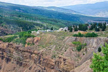 Naklejka premium Abandoned Ghost Town of Gilman, Colorado