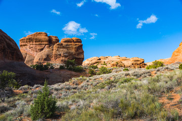 Fototapeta premium Arches National Park Utah Rock Formations 
