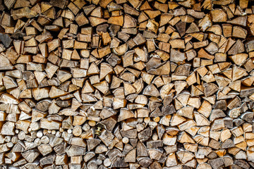 stapled firewood
