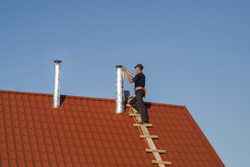 air ducts on the roof