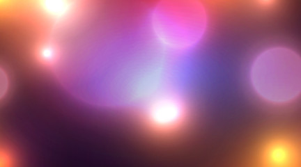 Vector illustration. Bokeh abstract lights background.