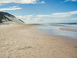 North coastline and white sandy beach,Northern Ireland