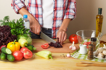 Woman cook at the kitchen