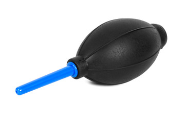 Air blower for cleaning the camera sensor