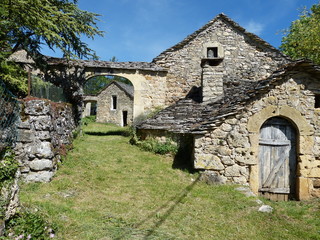 Fototapeta na wymiar Maison en Lozère