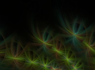 abstract bright multicolored fractal computer generated image, background for text labels