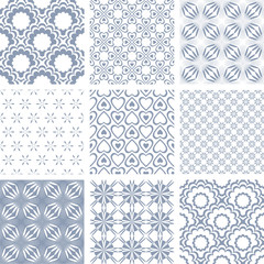 Set of seamless patterns.
