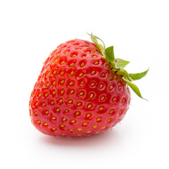 Strawberry isolated on white background. Fresh berry.