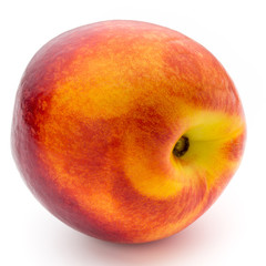 Peach. Fruit with isolated on white background.