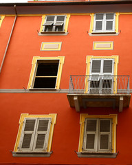 Typical mediterranean facade in Italy