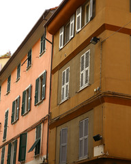 Typical mediterranean facade in Italy