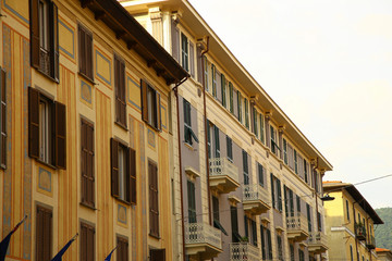 Typical mediterranean facade in Italy