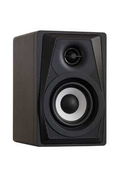 acoustic system on white isolated background