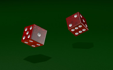Dice roll in a game