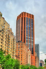 Fototapeta premium Historic buildings in Manhattan, New York City