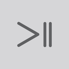 pause button vector icon