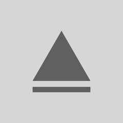 Fototapeta premium eject icon. isolated sign symbol