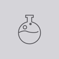 Laboratory glassware icon