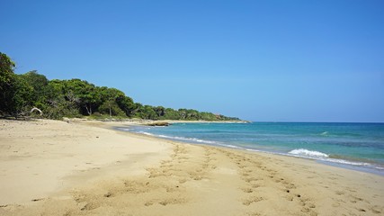 Fototapeta na wymiar tropical hideaway beach