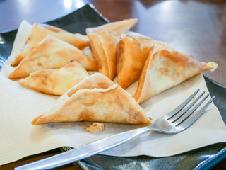 Samosa banana flavor