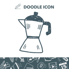 tea pot doodle drawing