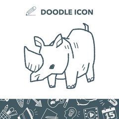 rhino doodle