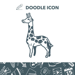 giraffe doodle