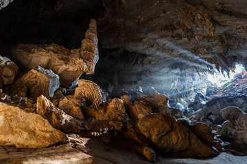 Mae Ou Su Cave, Tha Song Yang District, Tak Province, Thailand.Cave is a beautiful cave in the top...