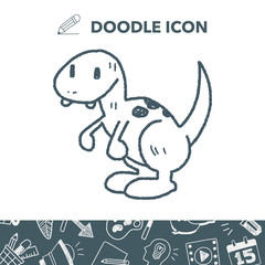 dinosaur doodle