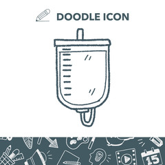 medical drip doodle drawing