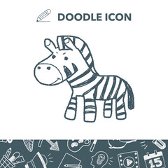 zebra doodle